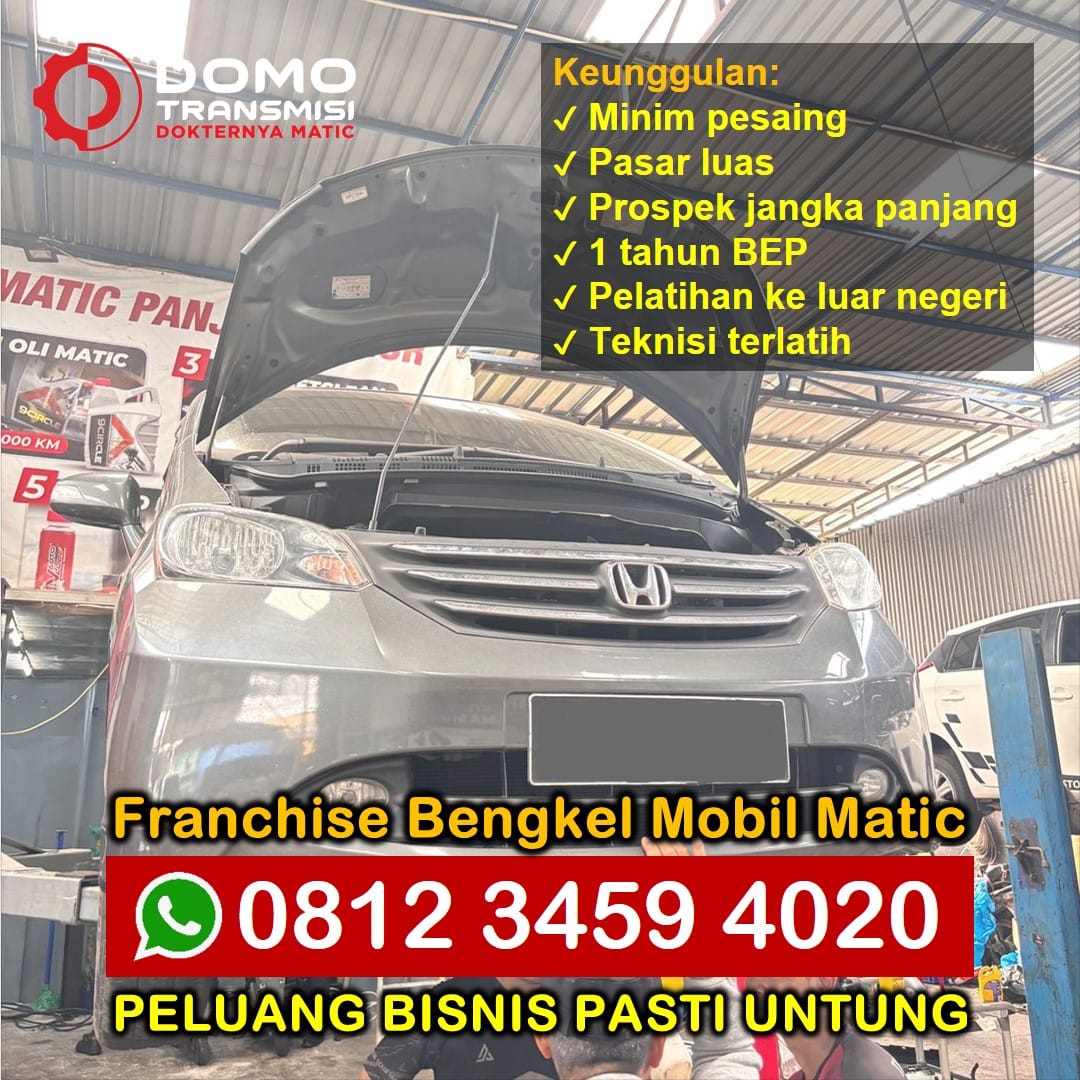Saatnya Cuan! Buka Bisnis Waralaba Service Mobil Matic Dijamin Untung Besar