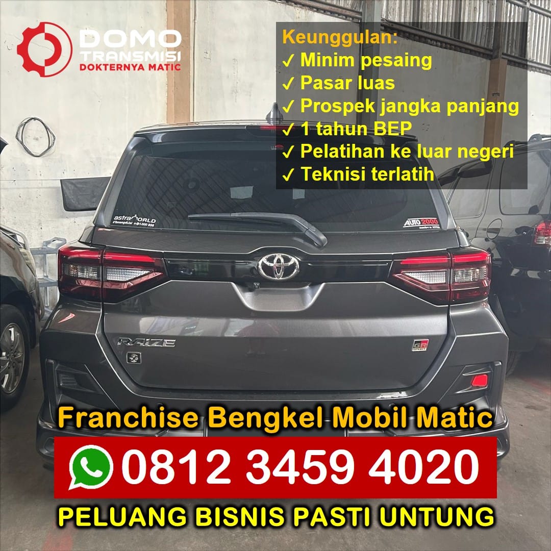 Untung Besar dari Franchise Bengkel Mobil Matic dengan Potensi Pasar Luas!
