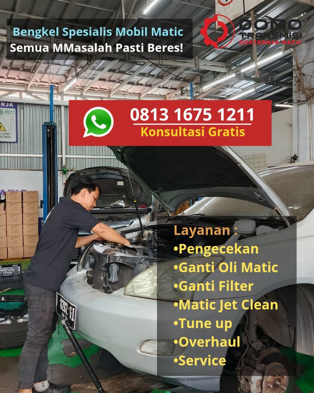 Teknisi Ahli Siaga di Service Mobil Harrier Pontianak