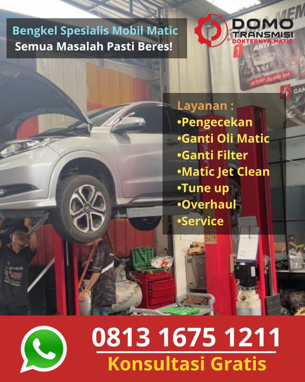 Pilih Layanan Terbaik di Service Mobil Serena Pontianak